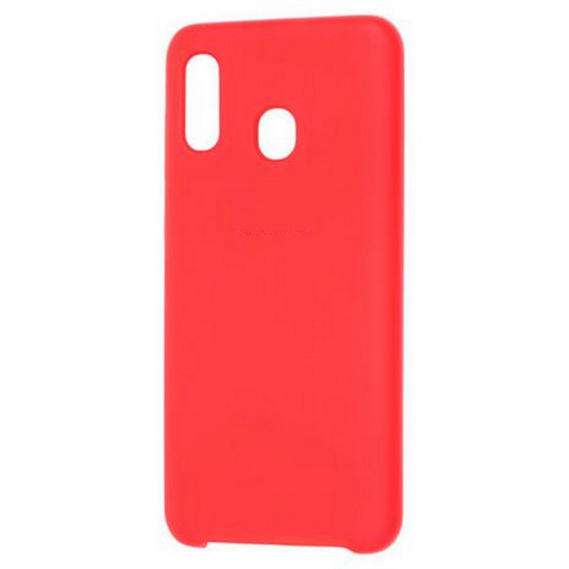 Чехол Galaxy A30 Silicone Cover Red Red (Красный)