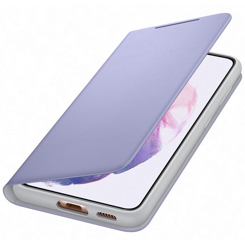 Чехол-книга Galaxy S21 LED View Cover Violet Purple (Фиолетовый)