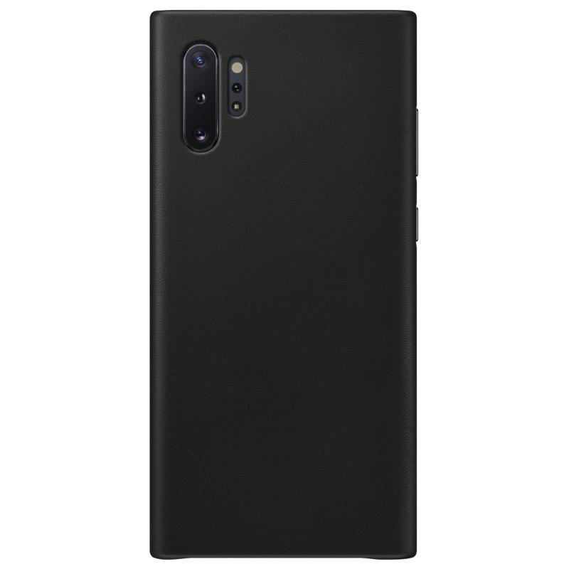 Чехол Galaxy Note 10 Plus Leather Cover Black