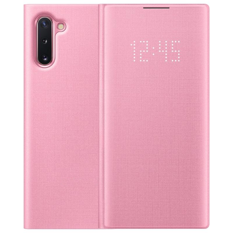 Чехол Galaxy Note 10 LED View Cover Pink Pink (Розовый)