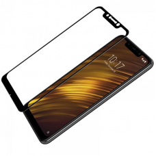 Защитное стекло 3D для Xiaomi Pocophone F1 Черное (Тех.Упаковка)