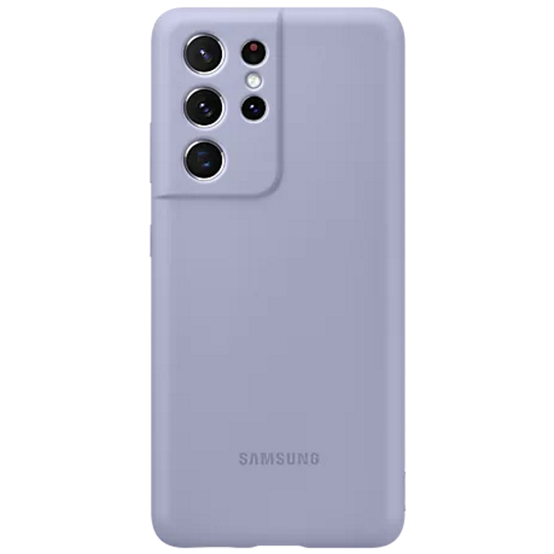 Чехол-накладка Galaxy S21 Ultra Silicone Cover Violet Purple (Фиолетовый)