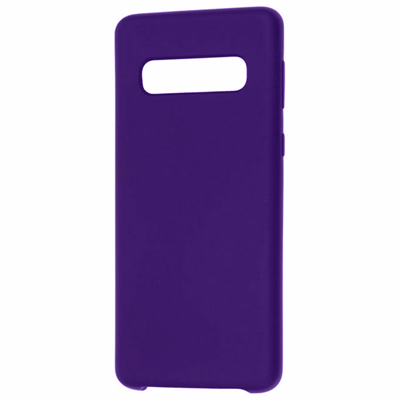 Чехол Galaxy S10 Silicone Cover Violet Purple (Фиолетовый)
