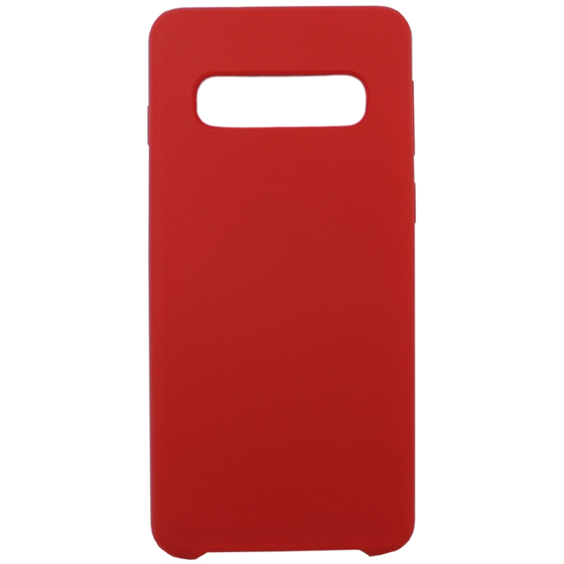 Чехол Galaxy S10 Silicone Cover Red Red (Красный)
