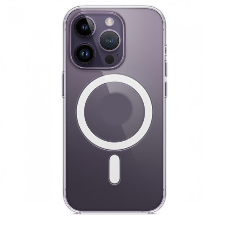 Чехол MagSafe iPhone 14 Pro Silicone Clear (Оригинал) Прозрачный (clear)