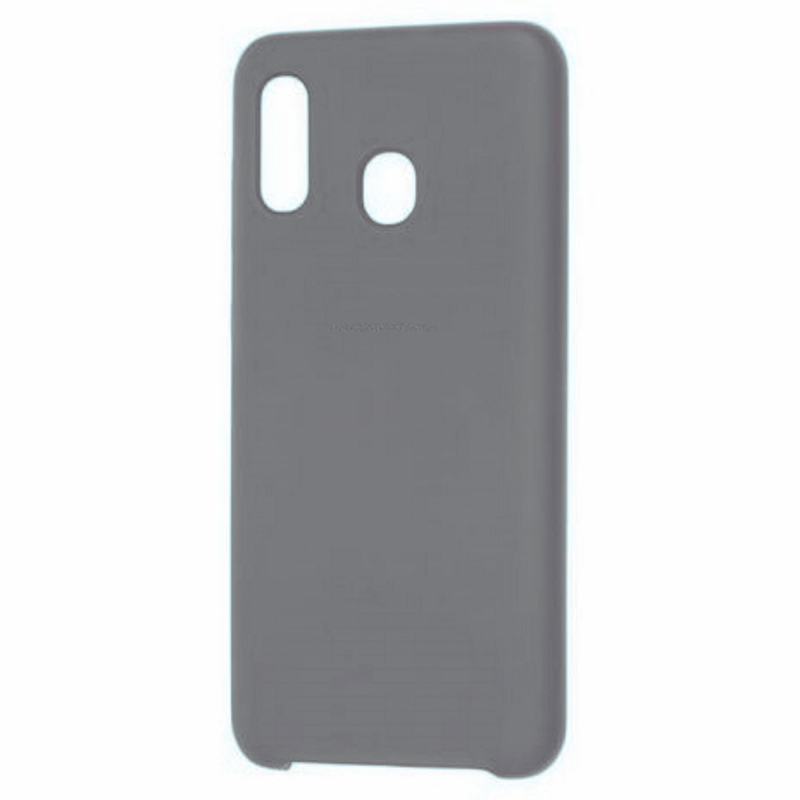 Чехол Galaxy A30 Silicone Cover Gray Grey Gray (Серый)