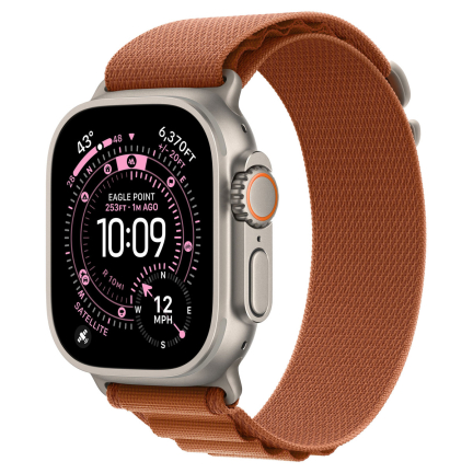 Apple Watch Ultra 3 (2025) 49mm Titanium Case / Terra Cotta Alpine Loop