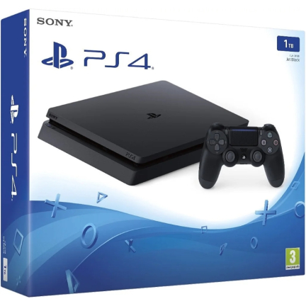 Sony PlayStation 4 Slim 1TB Jet Black