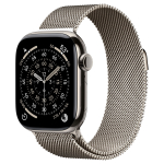 Apple Watch 11 46mm Natural Titanium Case / Natural Milanese Loop