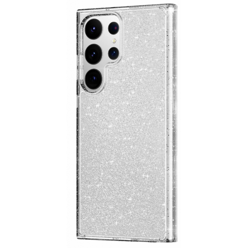 Чехол Samsung S23 Ultra Uniq LifePro Xtreme Tinsel White (Белый)