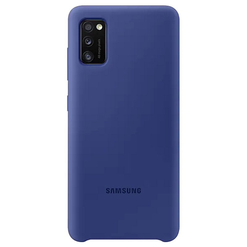 Чехол Galaxy A41 Silicone Cover Blue Blue (Синий)