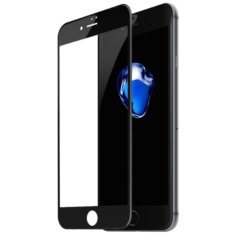 Защитное стекло 3D для iPhone 7/8 Черное