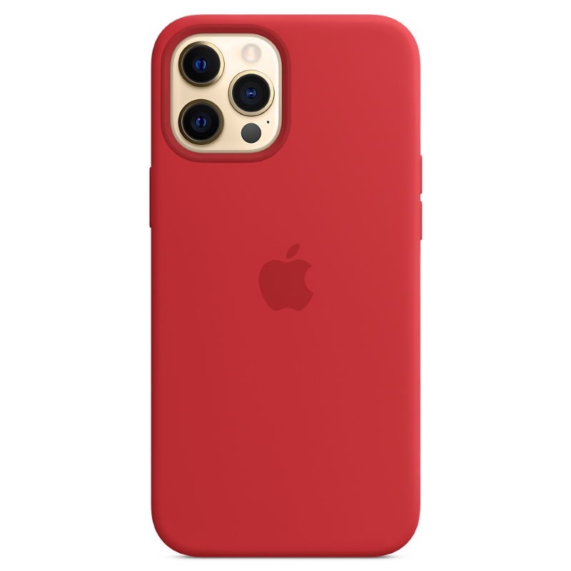 Чехол iPhone 12 Pro Max Silicone Case MagSafe Red