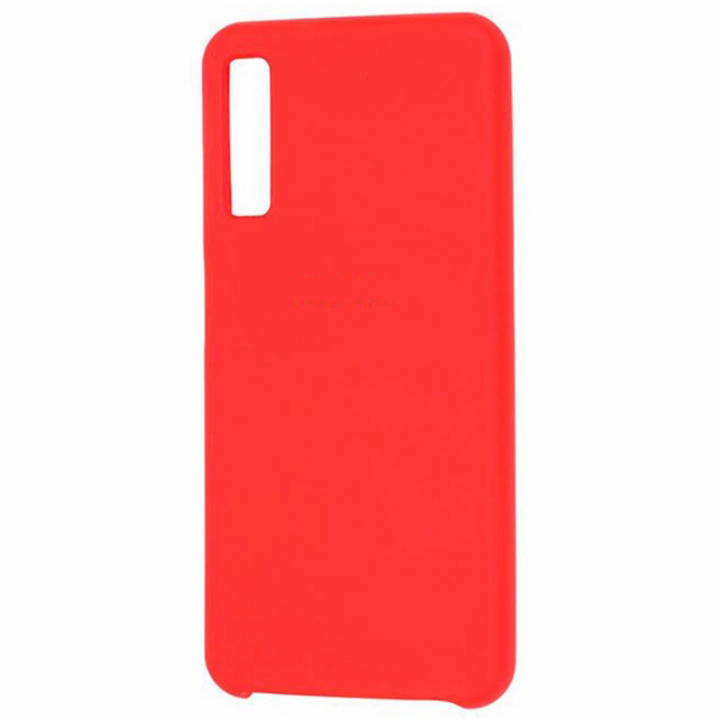 Чехол Galaxy A7 (2018) Silicone Cover Red Red (Красный)