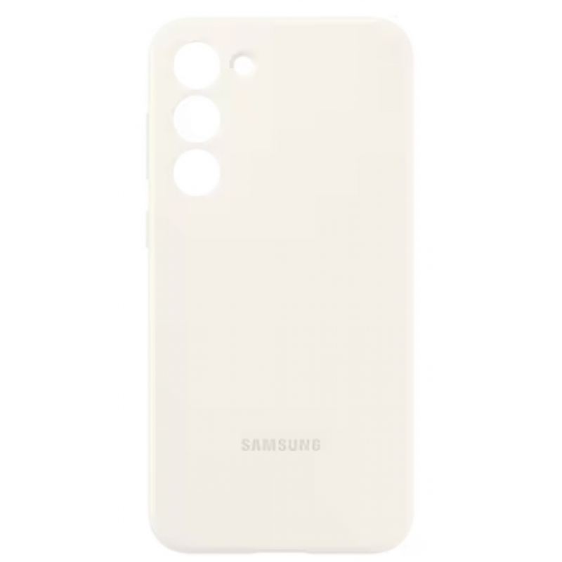 Чехол Samsung S23 Plus Silicone Case Beige (Оригинал) Beige (Бежевый)