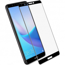 Защитное стекло 3D для Huawei Y9 (2018) Черное (Тех.Упаковка)