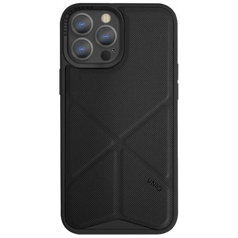 Чехол iPhone 13 Pro Max Uniq Transforma Black Black (Черный)