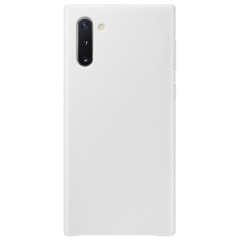 Чехол Galaxy Note 10 Leather Cover White White (Белый)