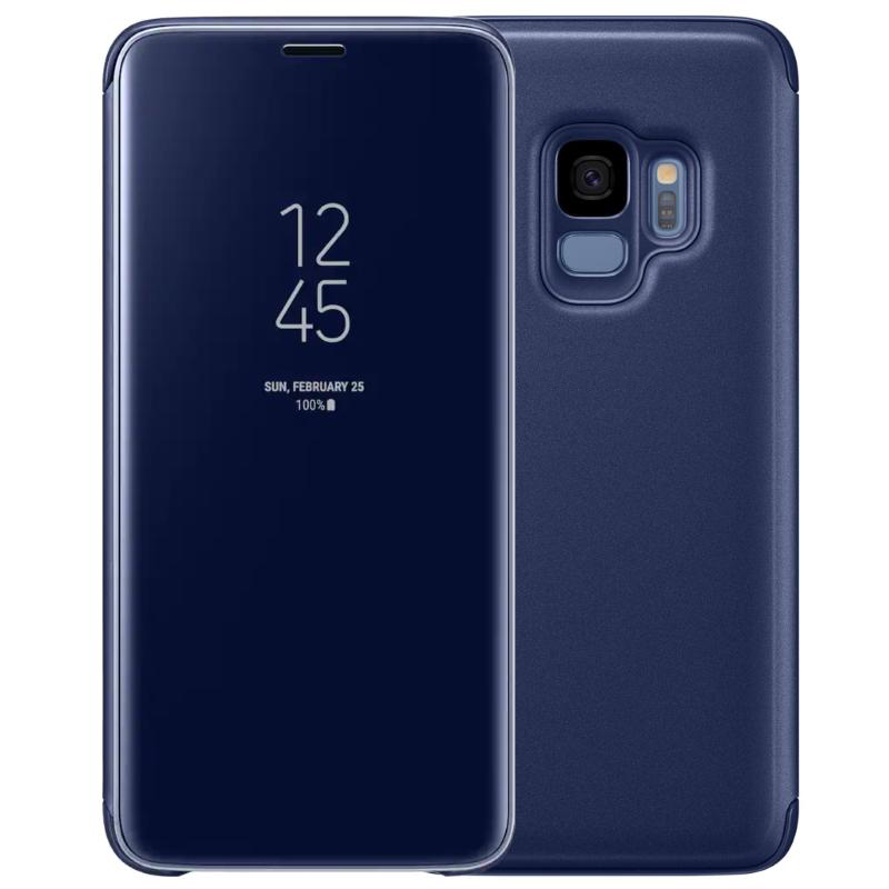 Чехол Galaxy S9 Clear View Cover Blue Blue (Синий)
