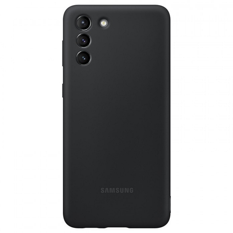 Чехол-накладка Galaxy S21 Silicone Cover Black Black (Черный)