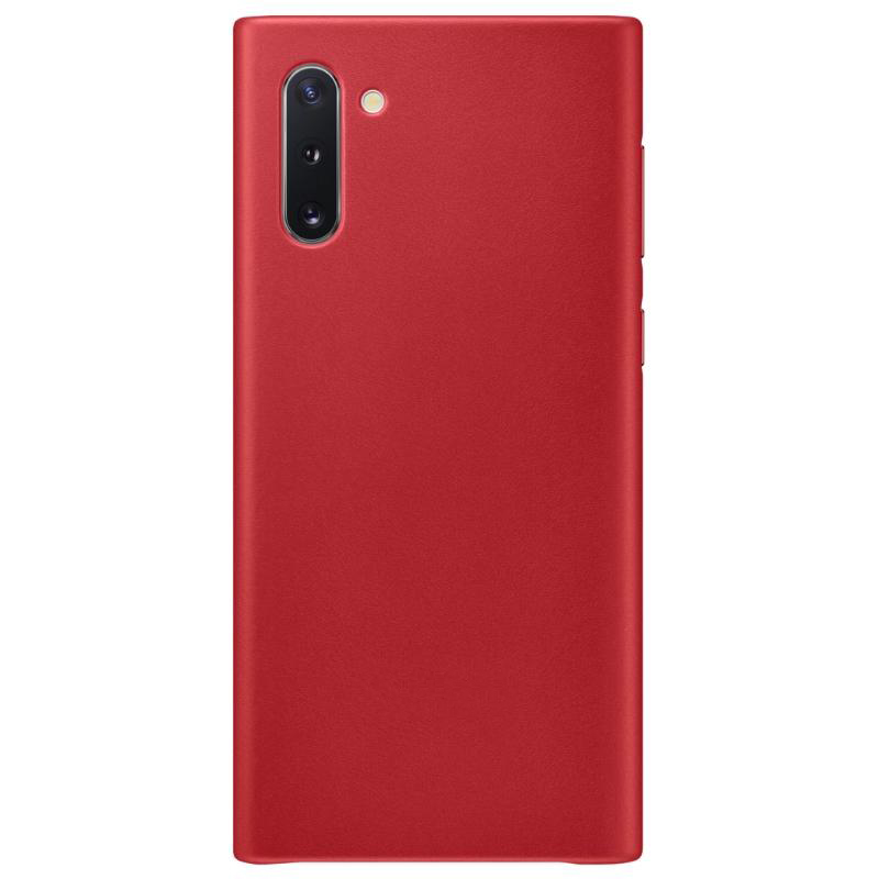 Чехол Galaxy Note 10 Leather Cover Red