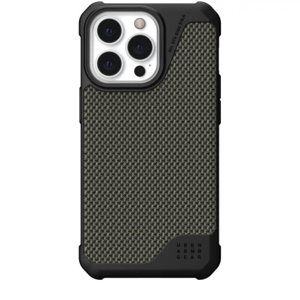 Чехол iPhone 13 Pro Max UAG Metropolis LT Kevlar Olive Green (Зелёный)