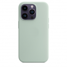 Чехол MagSafe iPhone 14 Pro Max Silicone Cover Succulent (Оригинал)