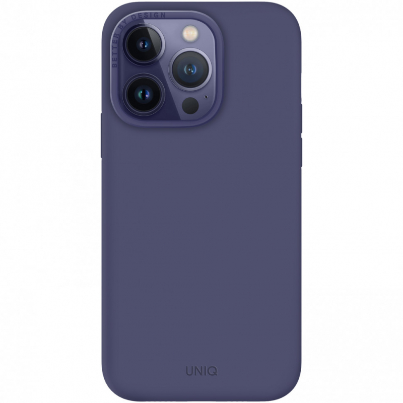 Чехол iPhone 14 Pro Uniq Lino Purple Purple (Фиолетовый)