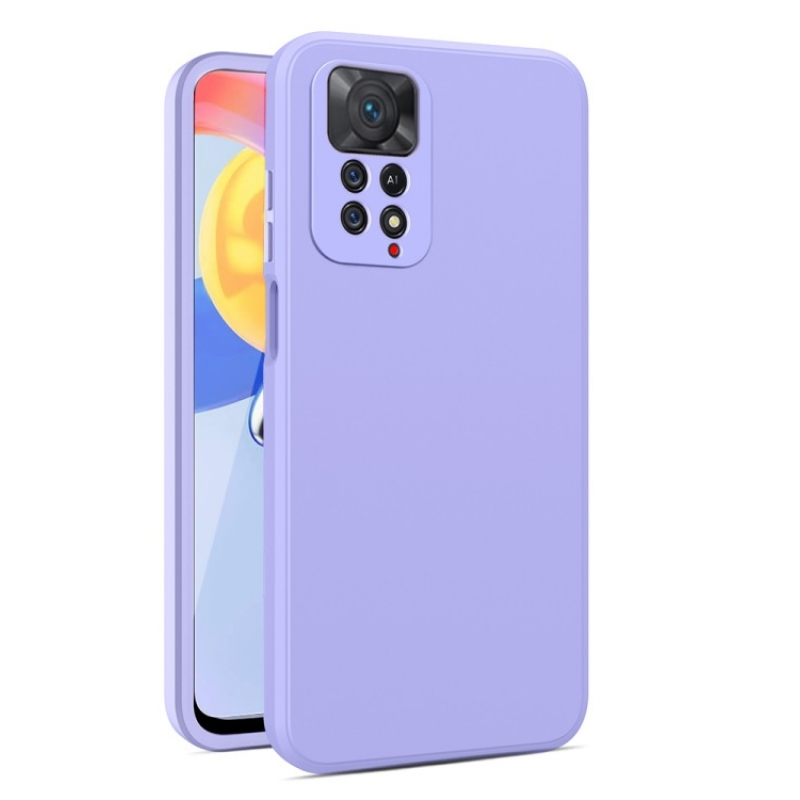 Чехол Xiaomi Redmi Note 11/11S Silicone Cover 360 Light Purple Purple (Фиолетовый)