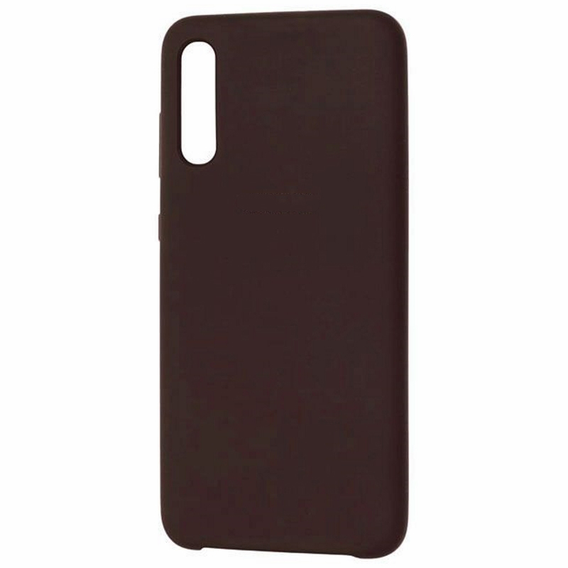 Чехол Galaxy A70 Silicone Cover Black Black (Черный)