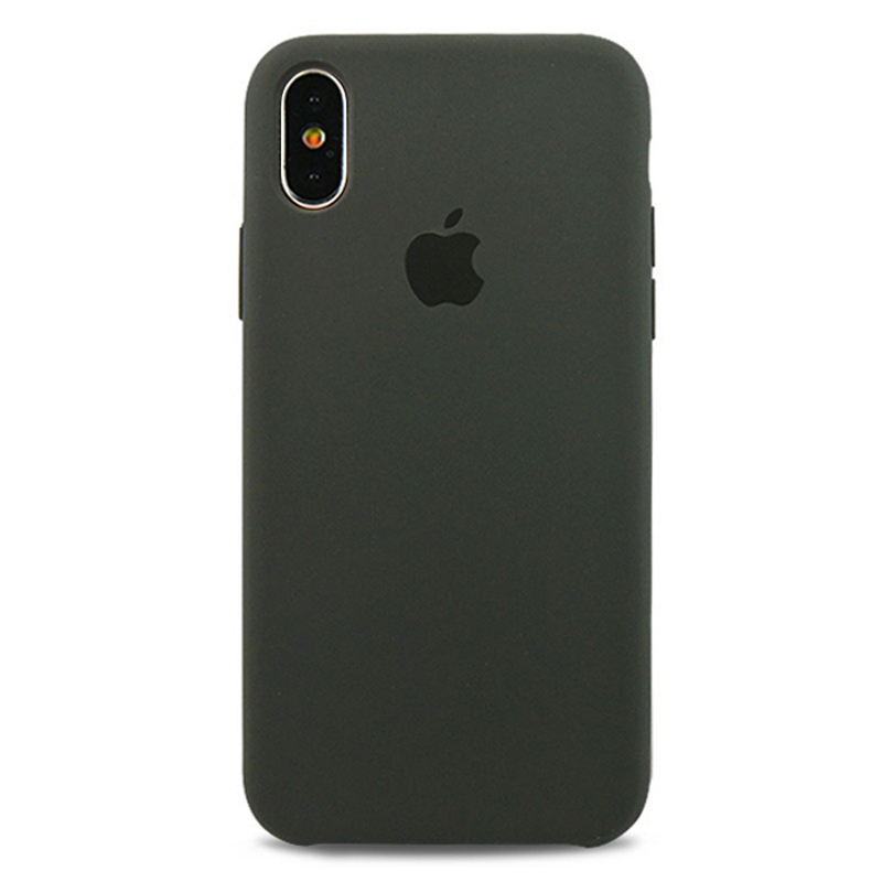 Чехол iPhone X/XS Silicone Case Dark-Olive