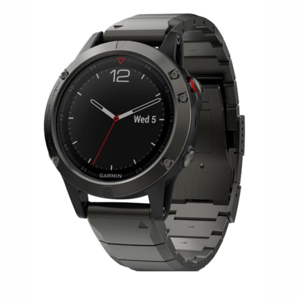 Смарт Часы Garmin Fenix 5 Sapphire Gray / Metal Band