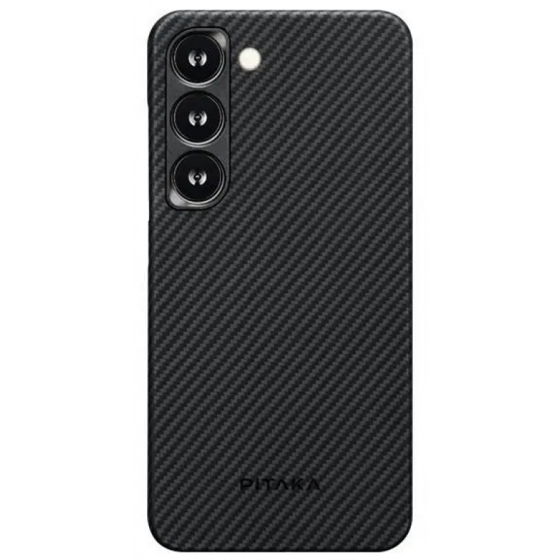Чехол Samsung S23 Plus Pitaka MagEZ Case 3 Black Gray Black (Черный)