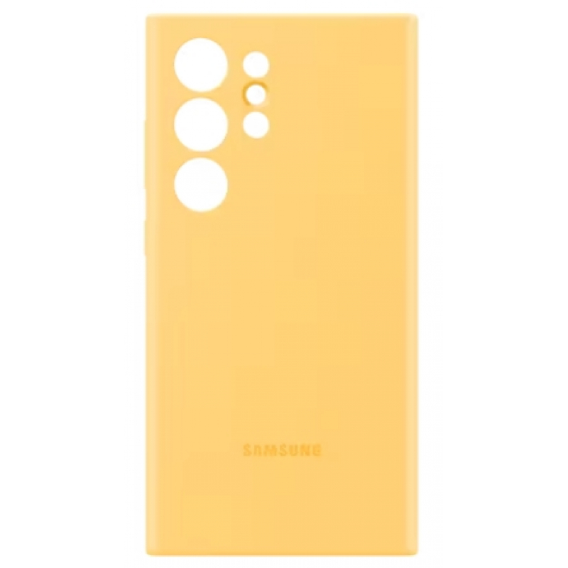 Чехол Samsung S23 Ultra Silicone Case Hallabong (Оригинал) Orange (Оранжевый)