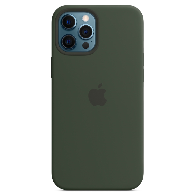 Чехол iPhone 12 Pro Max Silicone Case MagSafe Cyprus Green