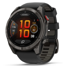 Купить Garmin Fenix 8 Pro - 51 mm, AMOLED Sapphire, Carbon grey DLC titanium with Black/pebble grey silicone band (010-03199-01) Garmin Fenix 8 Pro - 51 mm, AMOLED Sapphire, Carbon grey DLC titanium with Black/pebble grey silicone band (010-03199-01)
