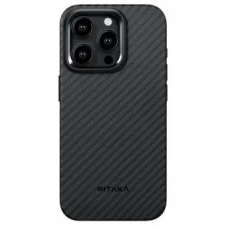Чехол iPhone 15 Pro Pitaka MagEZ Case Pro 4 Shock Resistant Black Gray