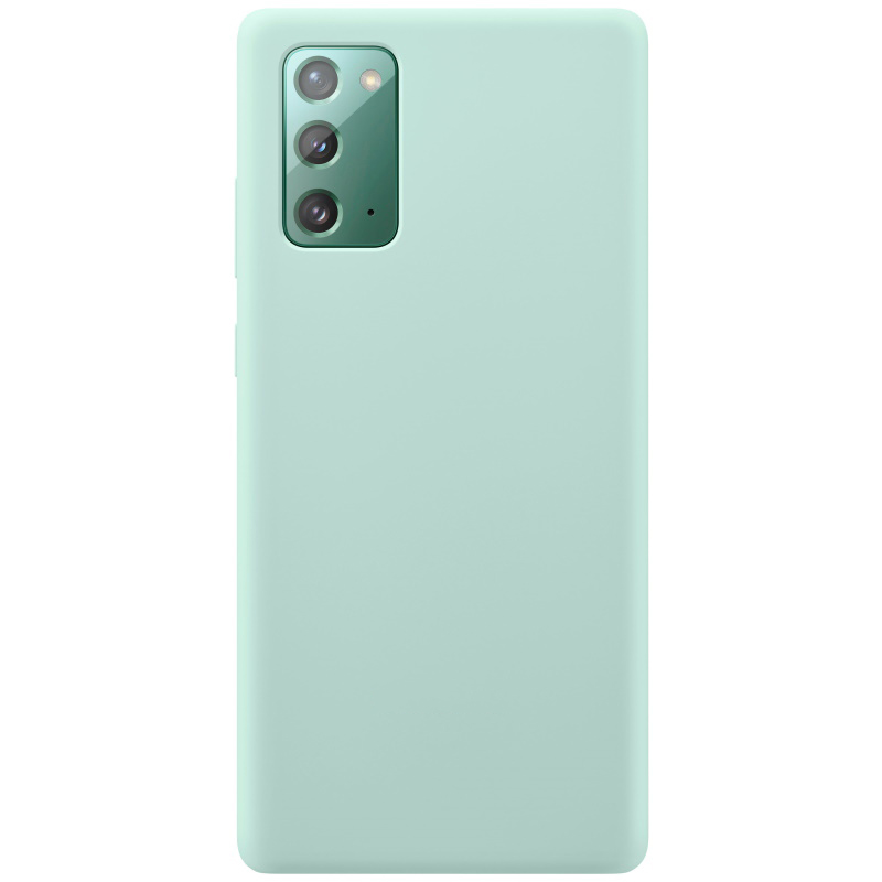 Чехол Galaxy Note 20 Silicone Cover Mint Mint (Мятный)