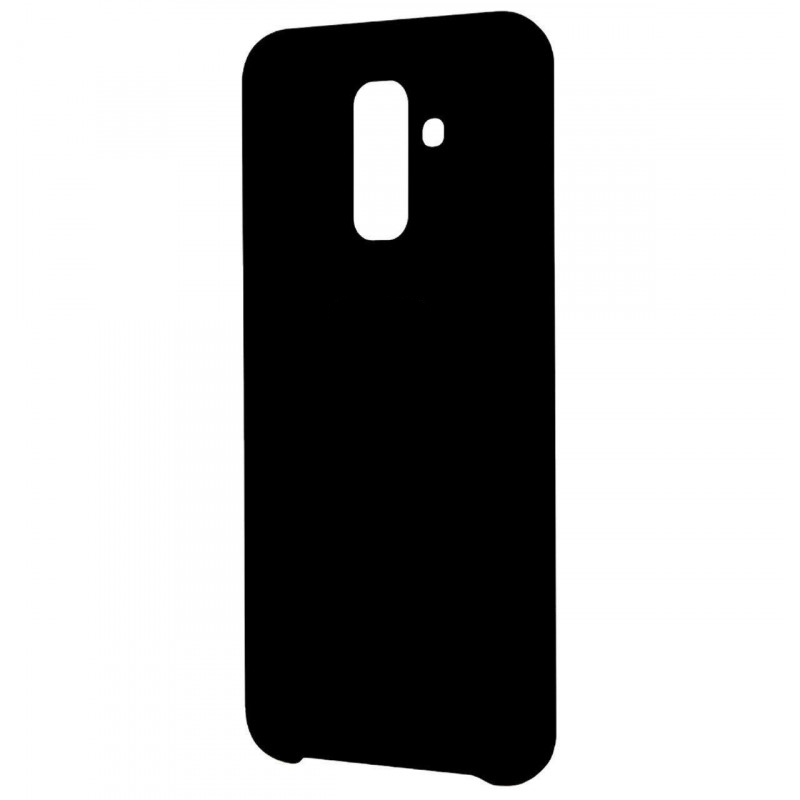 Чехол Galaxy S9 Plus Silicone Cover Black Black (Черный)
