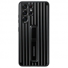 Чехол-накладка Galaxy S21 Ultra Protective Standing Cover Black