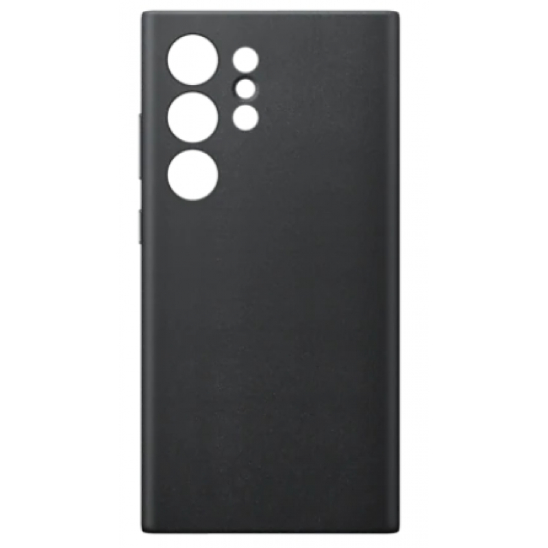Чехол Samsung S24 Ultra Vegan Leather Case (Оригинал) Black (Черный)