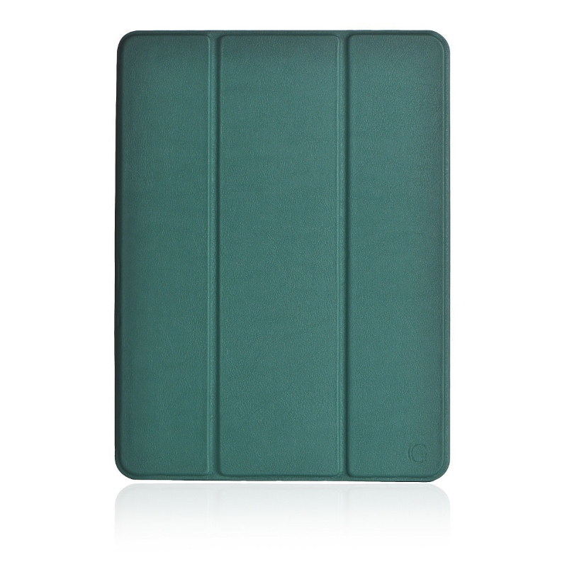 Чехол iPad Pro 12.9 (2020) Gurdini Leather Pen Slot Dark Green Green (Зелёный)