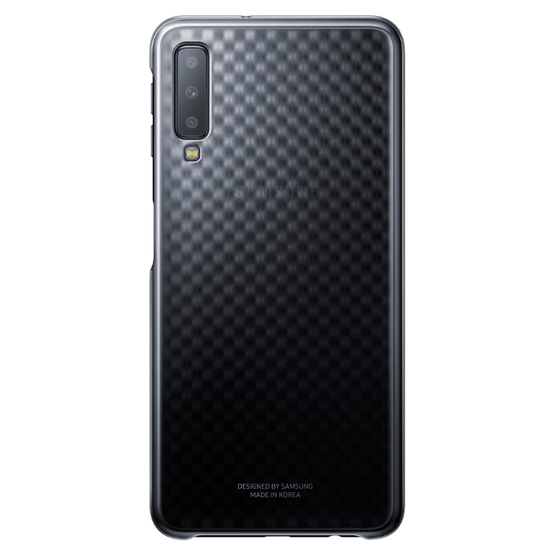 Чехол Galaxy A7 (2018) Gradation Cover Black Black (Черный)
