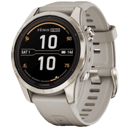 Garmin Fenix 7S Pro Sapphire Solar Soft Gold / Light Sand Band (010-02776-15)