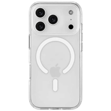 Чехол iPhone 17 Pro Max Silicone Case 360 MagSafe Clear