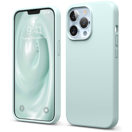 Чехол iPhone 13 Pro Elago Silicone Mint Mint (Мятный)