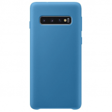Чехол-накладка Galaxy S10 Silicone Cover Blue