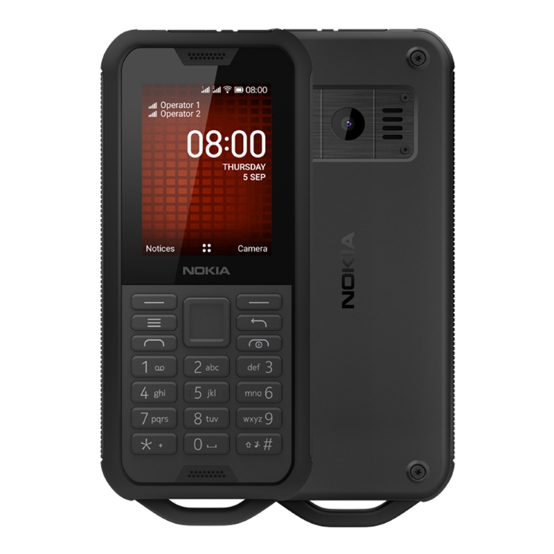 Nokia 800 Dual Sim Tough Black Steel