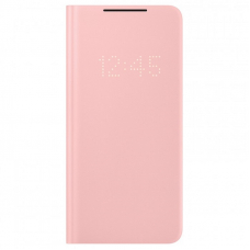 Чехол-книга Galaxy S21 Plus LED View Cover Pink