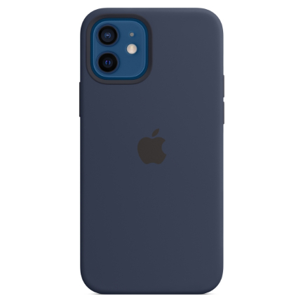 Чехол iPhone 12/12 Pro Silicone Case MagSafe Deep Navy